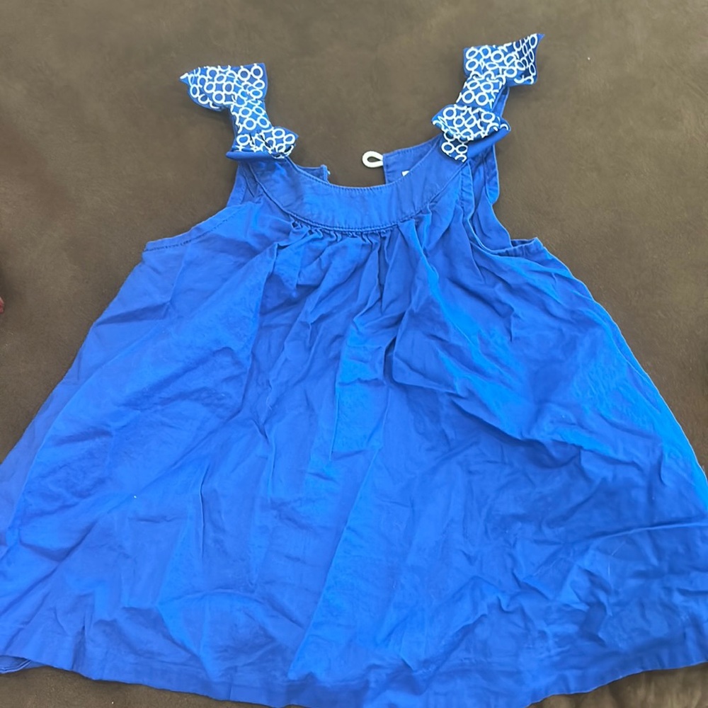 Janie and Jack blue sundress 6-12 months